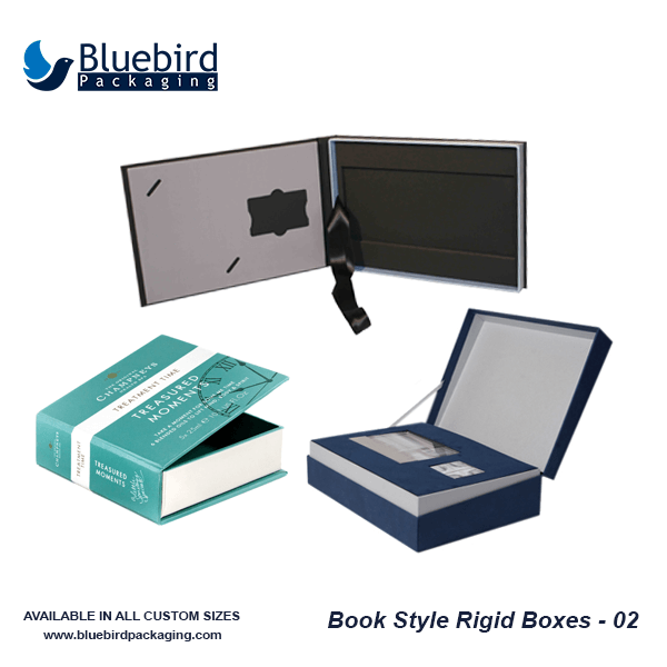 Custom Book Packaging Boxes Folders