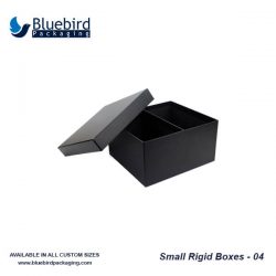 small rigid boxes
